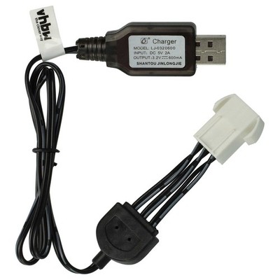 USB Ladekabel SM-6P Stecker für GPToys S912 S911 RC-Akkus 9,6V