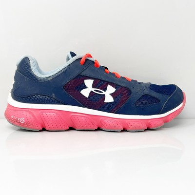 

Under Armour Girls Micro G Asset 6 1252349-408 Синие кроссовки для бега Размер 6Y, Синий, Micro G Asset 6