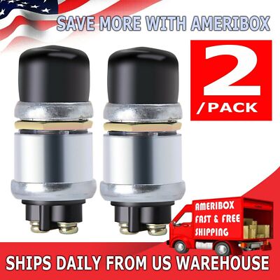 50A 12V WATERPROOF CAR BOAT TRACK SWITCH PUSH BUTTON HORN ENGINE START STARTER