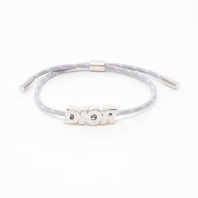 Christian Dior logo Bracelet B2441HOMMT005 Stainless Steel
