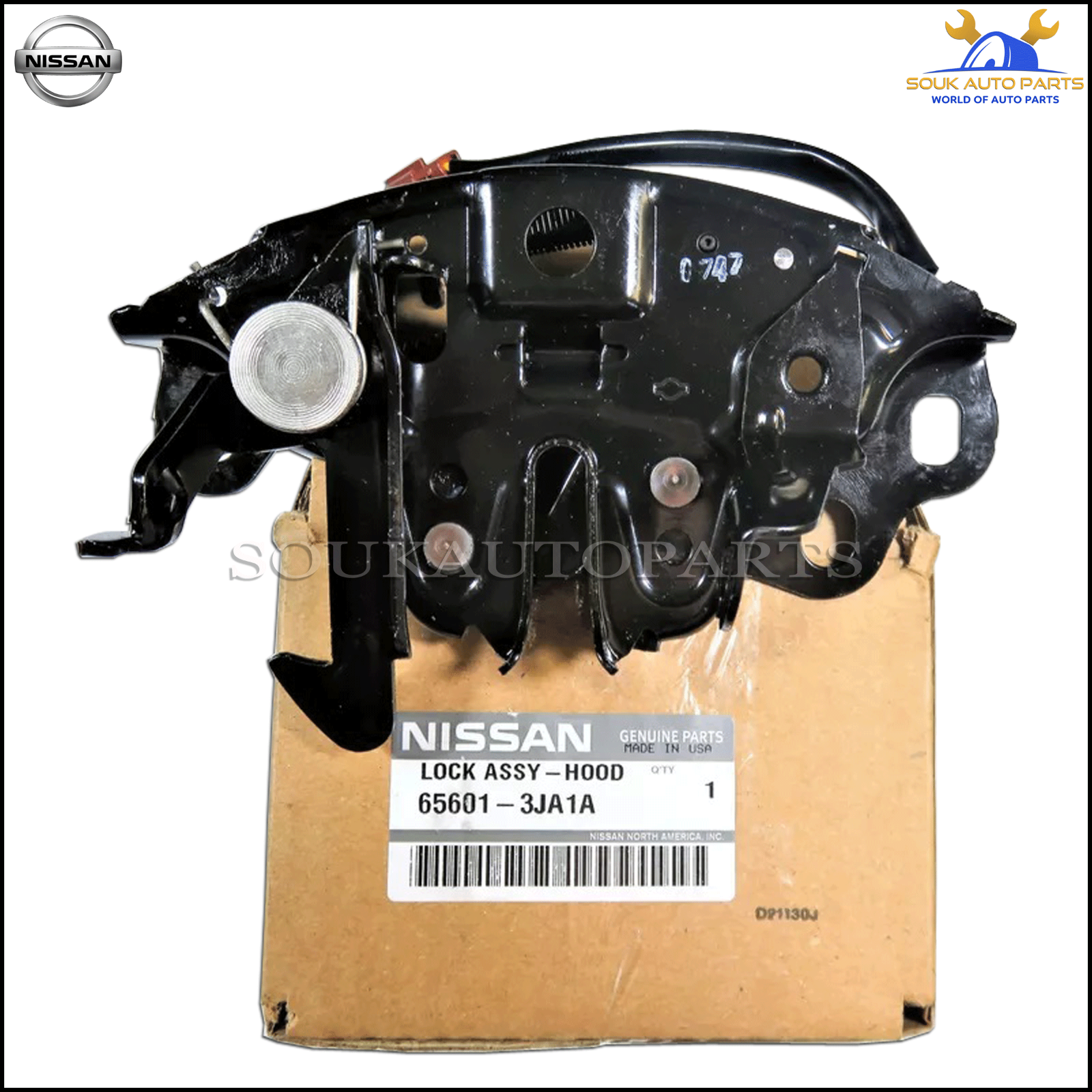 アルファ 65601-3JA1A Genuine Nissan MALE HOOD LOCK 656013JA1A OEM