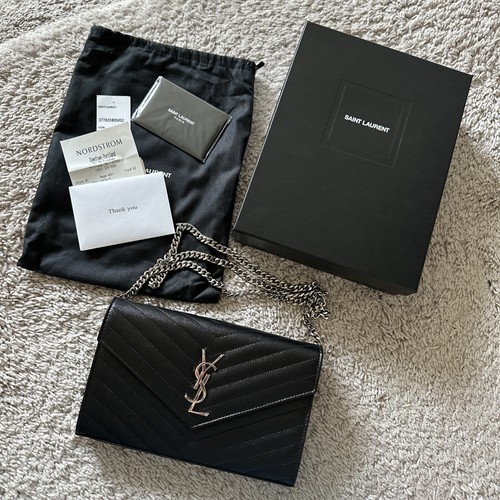 ysl wallet on chain black hardware