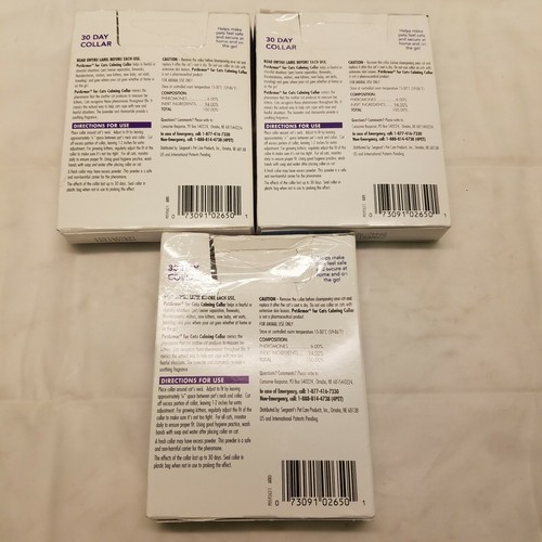 3 PetArmor 30 Day Calming Collar For Kittens and Cats up to 15