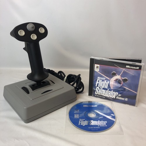 フライトシミュレーター for Windows95&ジョイスティック Vintage Flightstick PRO (CH Products) & Microsoft Flight Sim