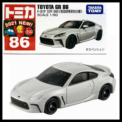 TOMICA 86 Toyota GR 86 1/60 TOMY Toyota GR 86 White First