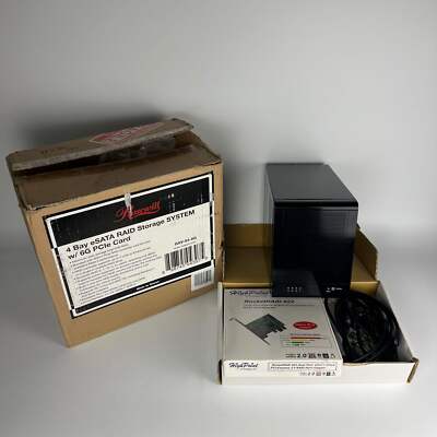New Rosewill 4 Bay eSATA RAID w/6G PCIe Card Storage System RSV-S4-6G