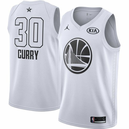 [9Z2B7BY4P-CURRY] Молодежная футболка Air Jordan GS Warriors 2018 Allstar Swingman