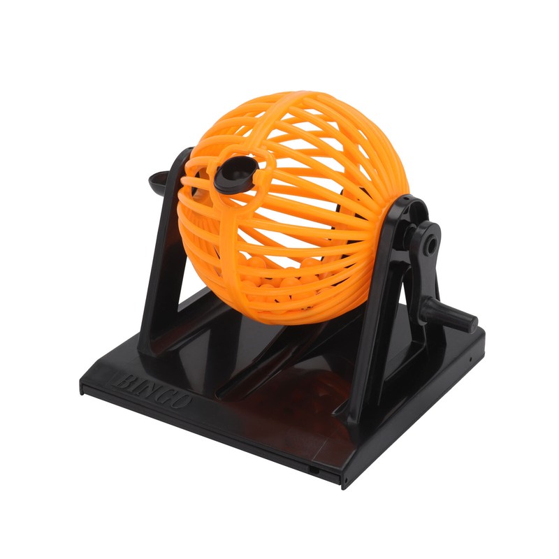 Family Party Bingo Lotto Game with 12 Cards 90 Bingo Revolving Balls&Dispenser Grelly UK