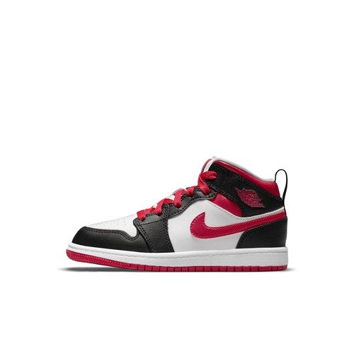 

[640734-016] Дошкольные кроссовки Air Jordan Retro 1 Mid (PS) Very Berry, White/very berry/black