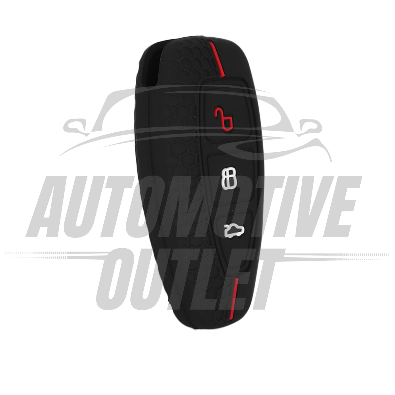 SILICONE CAR KEY COVER FOB CASE 3 BUTTON FOR FORD MONDEO MK4 KUGA FIESTA TRANSIT 4