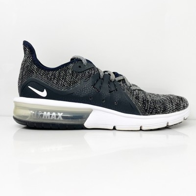 

Nike Womens Air Max Sequent 3 908993-011 Черные кроссовки для бега, размер 9, Черный, Air Max Sequent 3