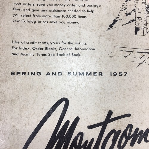 Vintage Montgomery Ward 1957 Spring Summer Department Store Catalog Kansas City