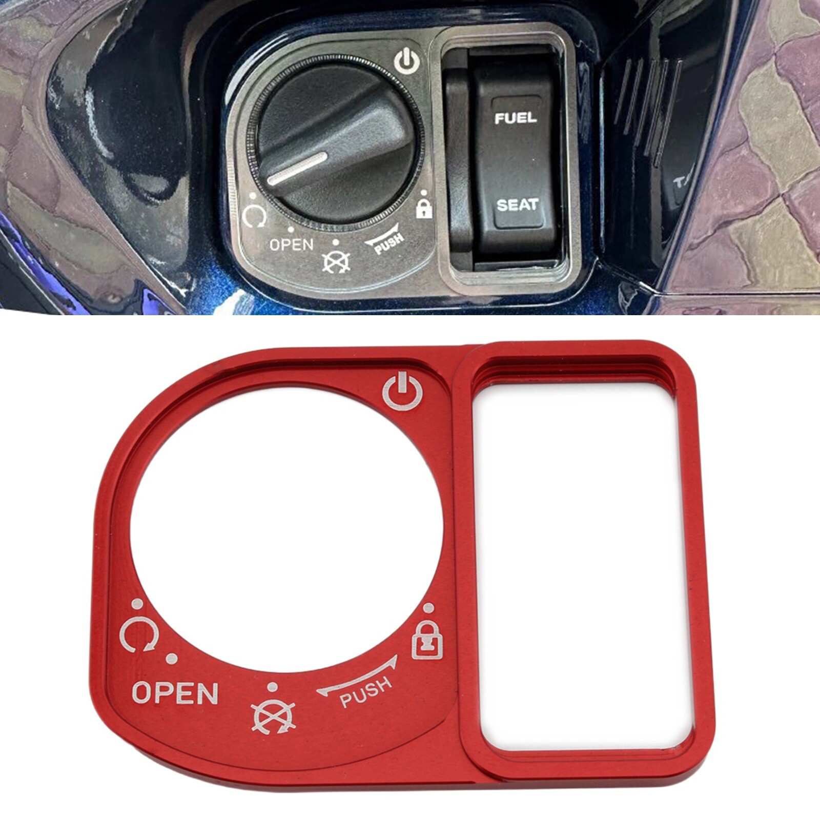 Ignition Key Switch Door Lock Button Cover Guard For Honda Ignition Key Switch Door Lock Button Cover Guard For Honda