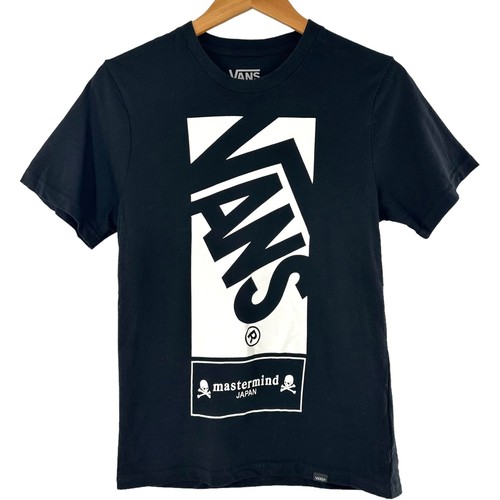 Mastermind Japan x Vans Off the Wall Black Cotton T-Shirt Mastermind Japan x Vans Off the Wall Black Cotton T-Shirt