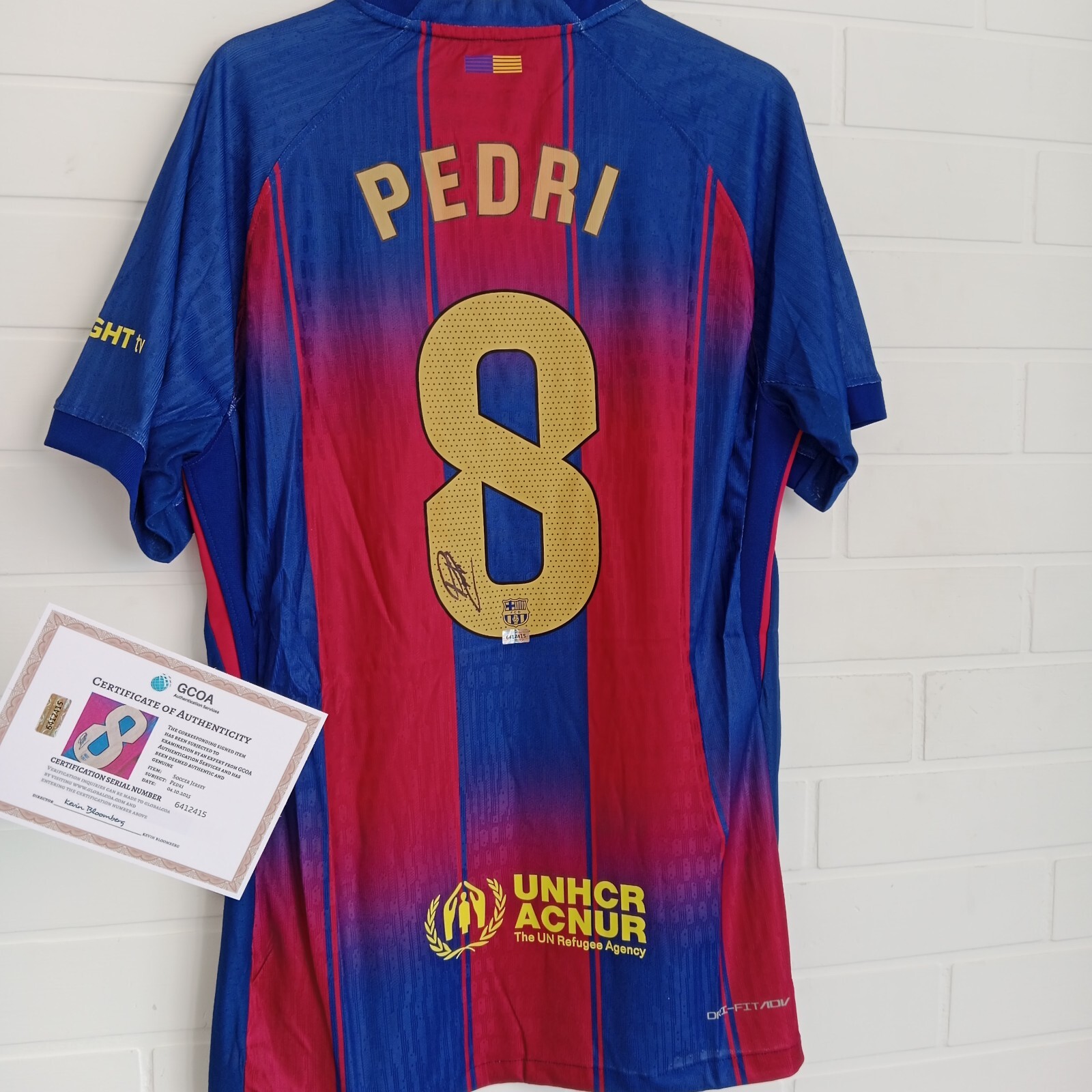FC Barcelona Pedri 8 ジャージ Ｌサイズ Nike FC Barcelona Pedri 8 ジャージ Lサイズ - メルカリ