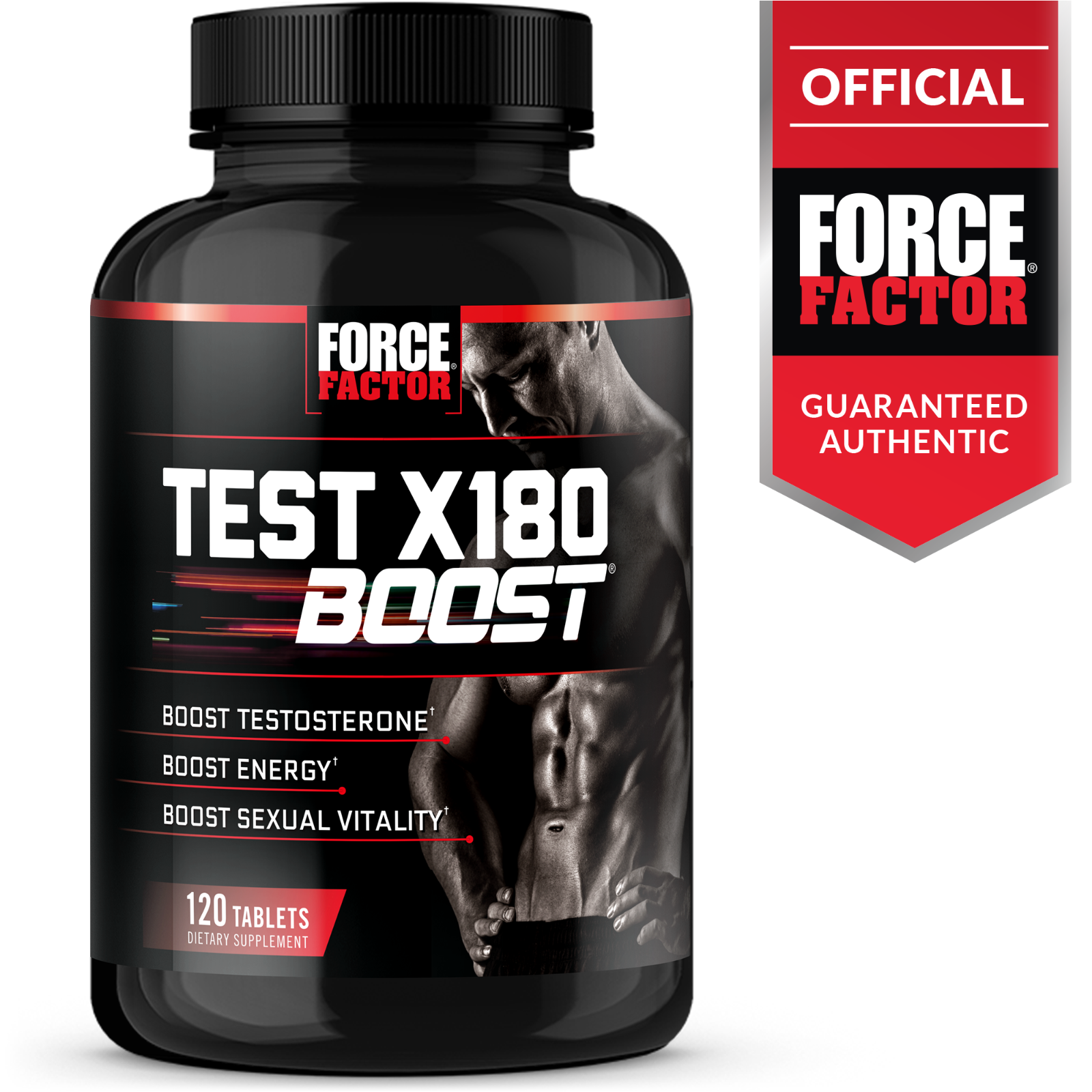 Force Factor Test X180 Boost, Testosterone Booster for Men, Testosteron Pills