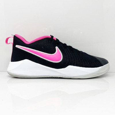 

Черные баскетбольные кроссовки Nike Girls Team Hustle Quick 2 AT5298-003, размер 7 лет, Черный, Team Hustle Quick 2