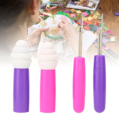 2Pcs Handy Stitch Ripper For Removing Threads With Ergonomic Design For Crafting