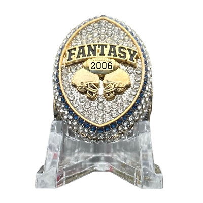 2006 PREMIUM Massive Fantasy Football Championship Trophy Ring