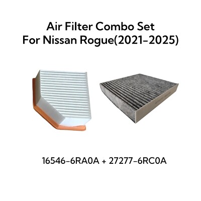 For Nissan Rogue(2021-2025) Engine & Cabin Air Filter Combo Set