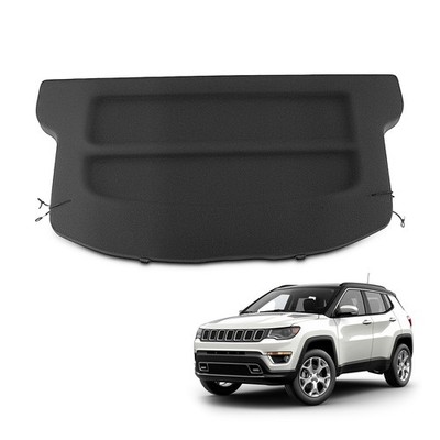 Black Parcel Shelf Cargo Load Cover for Jeep Compass 2016-2020 6AA58DX9AB