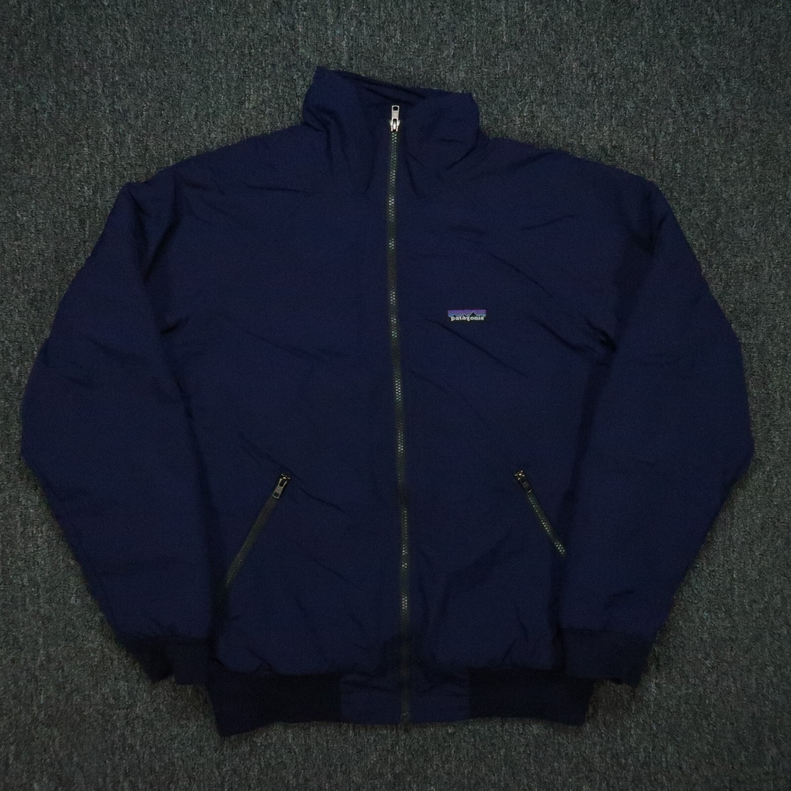 VINTAGE Patagonia Jacket Mens Medium Blue Shelled Synchilla VINTAGE Patagonia Jacket Mens Medium Blue Shelled Synchilla
