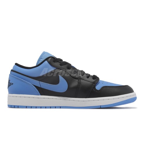 

Мужские повседневные кроссовки Nike Air Jordan 1 Low AJ1 University Blue 553558-041, Черный, Air Jordan 1 Low