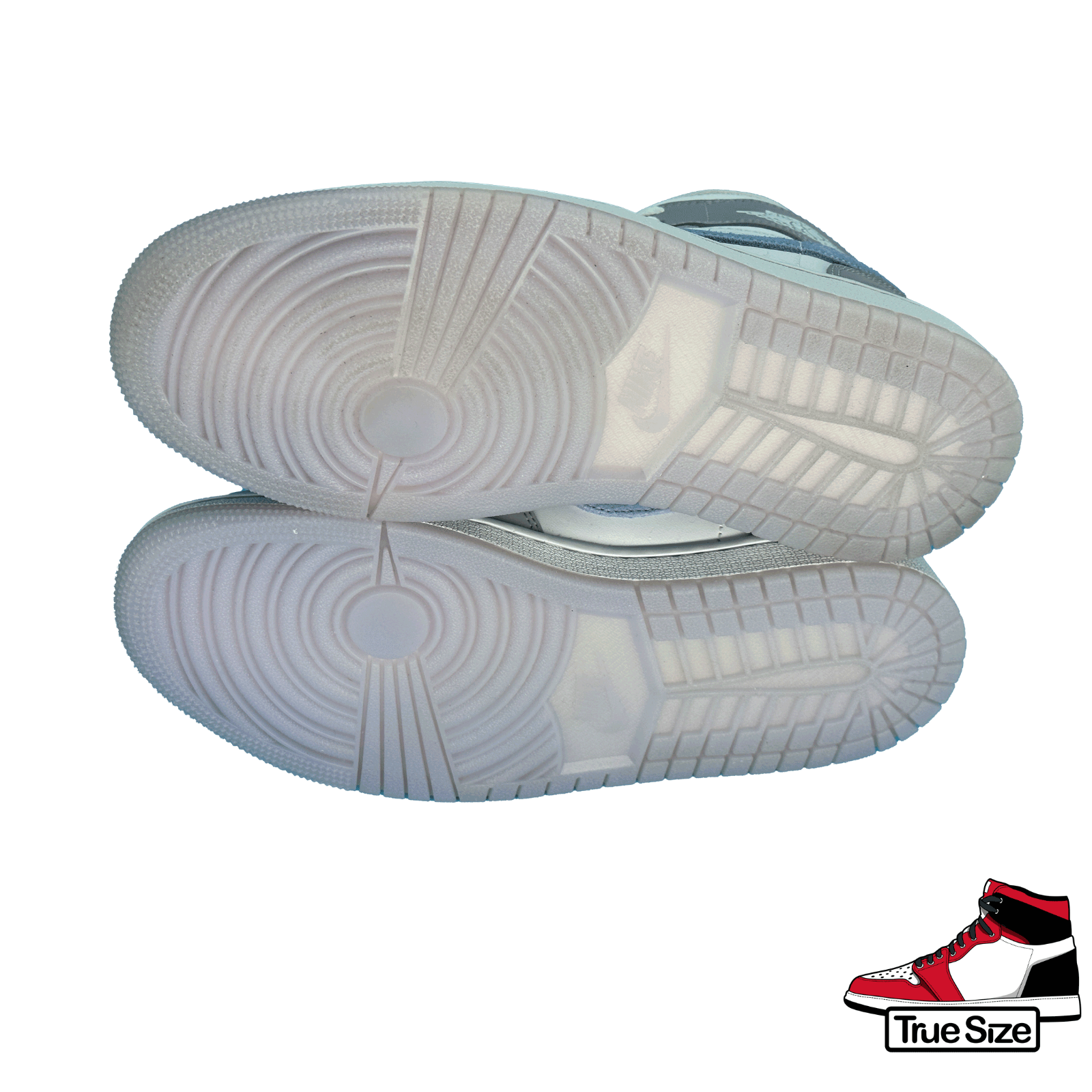 NIKE NIKE AIR JORDAN 1 MID WOLF GREY ALUMINIUM WMNS 36.5 37.5 43