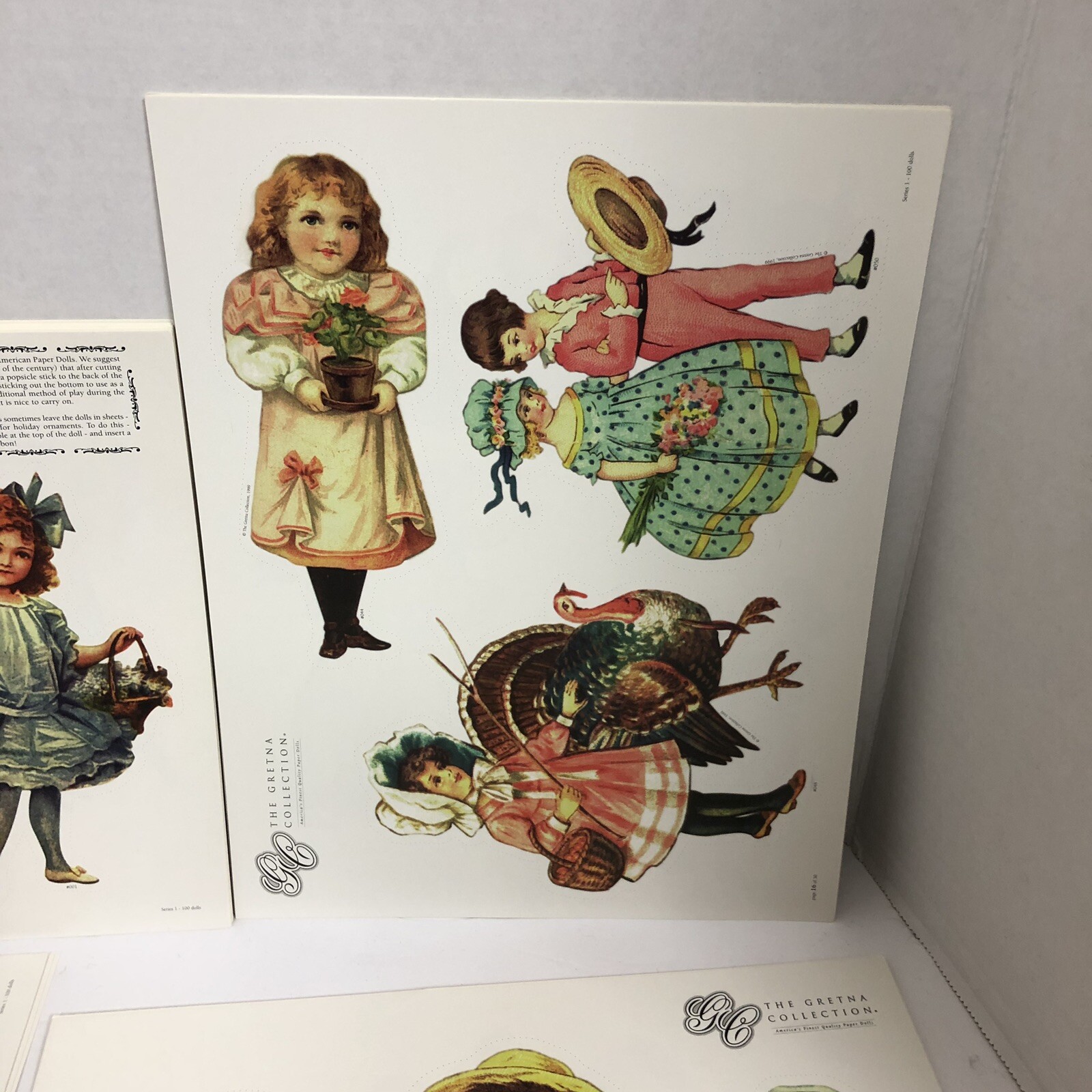 The Gretna Collection Paper Doll Victorian Vintage Style 30 Pages Over 100 Dolls