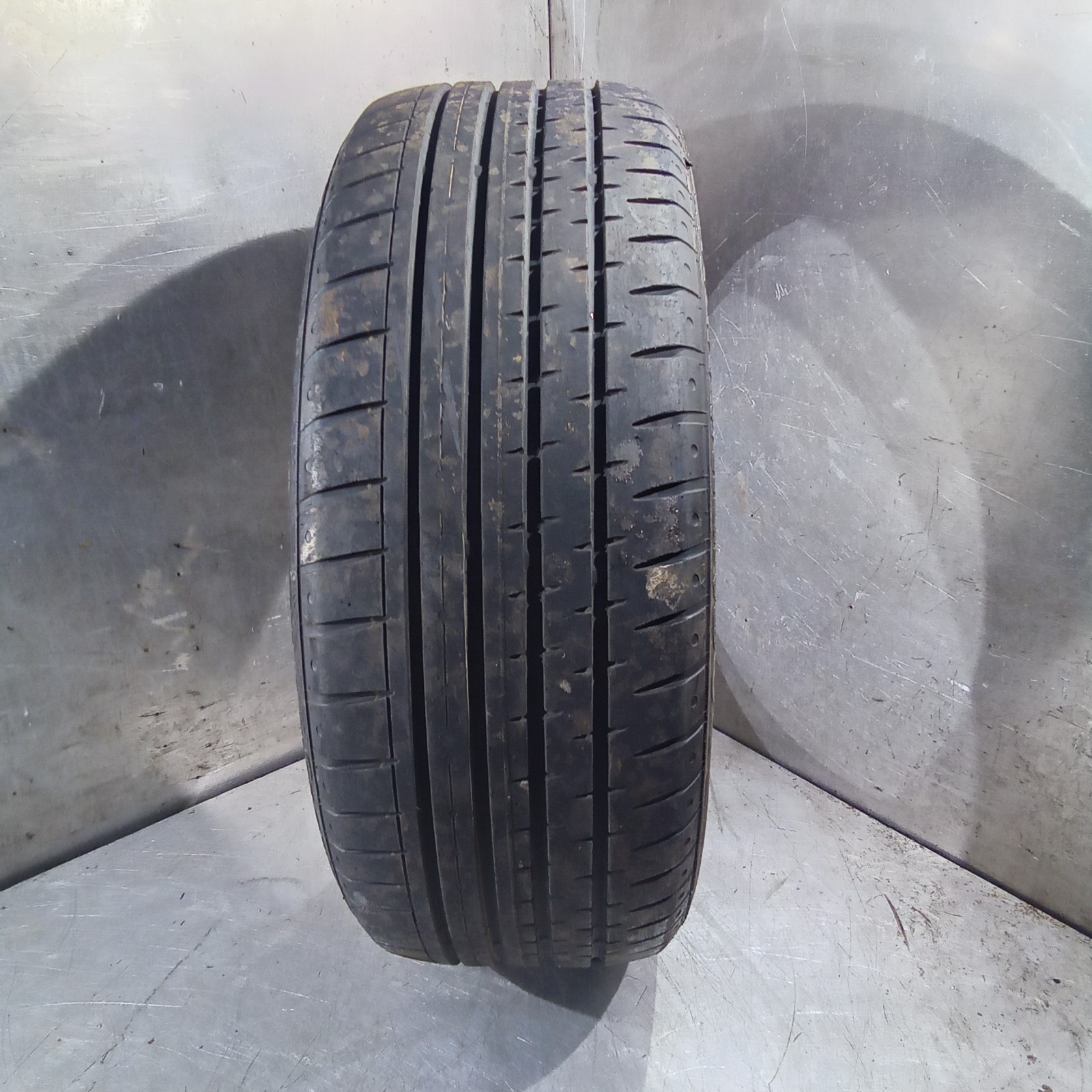 One Single USED Continental Sport Contact 2 Tyre  205/50 R17 Tyre - 6mm Tread