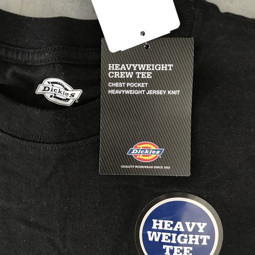 Dickies Mens Short-Sleeve Pocket T-Shirt Black SZ M