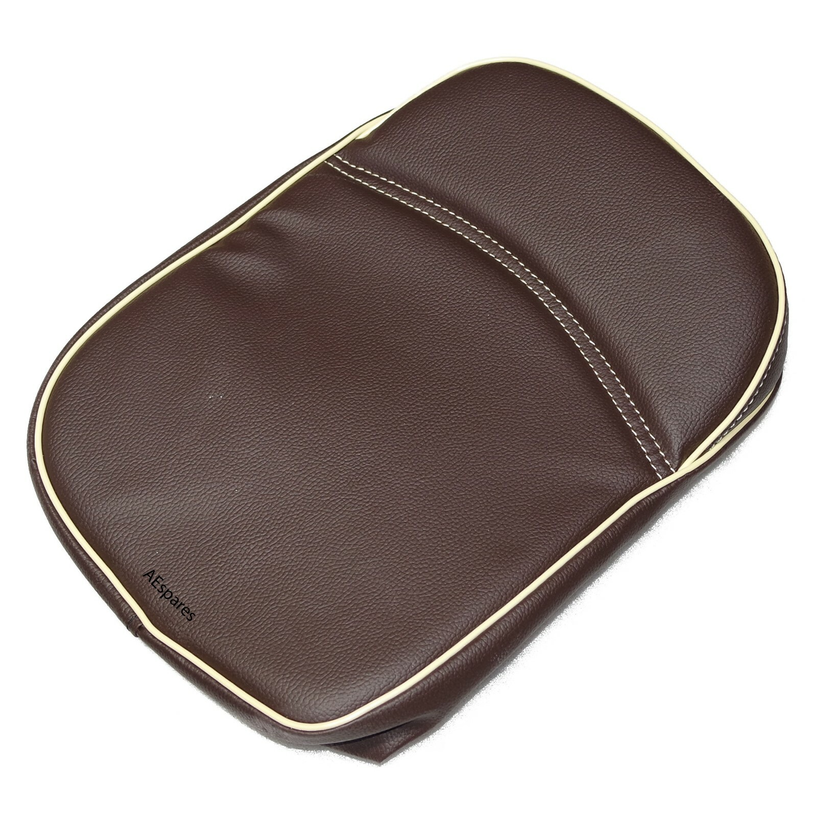 Fits Royal Enfield Classic 350 500 Front & Rear Leatherette Seat Cover Brown 