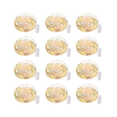 Brightown 12 Pack Led Fairy Lights Battery Operated String Lights Waterproof ...