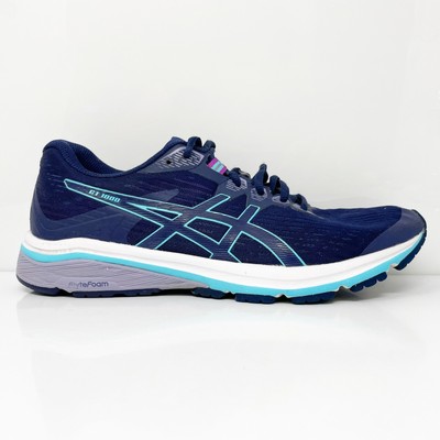 Asics Womens GT 1000 8 1012A460 Синие кроссовки для бега Размер 10