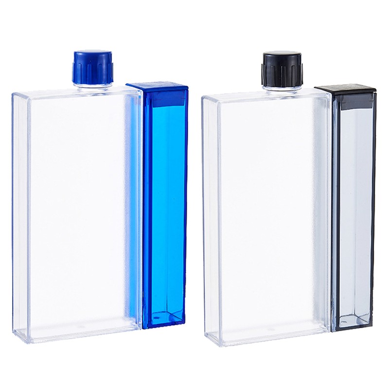 Flat Water Bottle Creative Simple 400ml Purse Water Bottle Flat