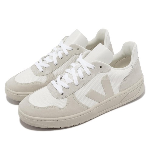 

Veja V-10 B-Mesh White Natural Grey Мужская повседневная обувь для образа жизни VX0102499B, Белый, V-10 B-mesh