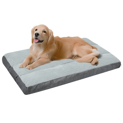 Washable Dog Bed Dog Crate Mat Pet Kennel Beds Dog Sleeping Mattress Anti-Slip 