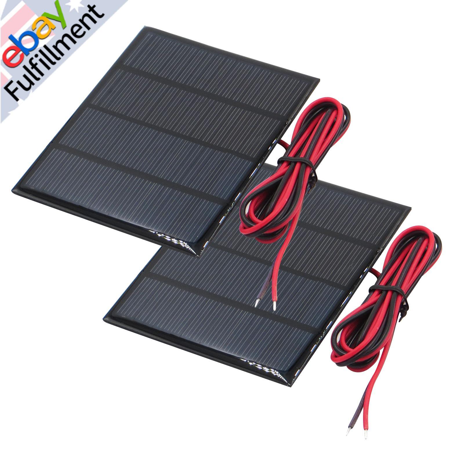 Solar Panel Small Cell Module Epoxy Charger DIY Kit For Cellphones DC Batteries
