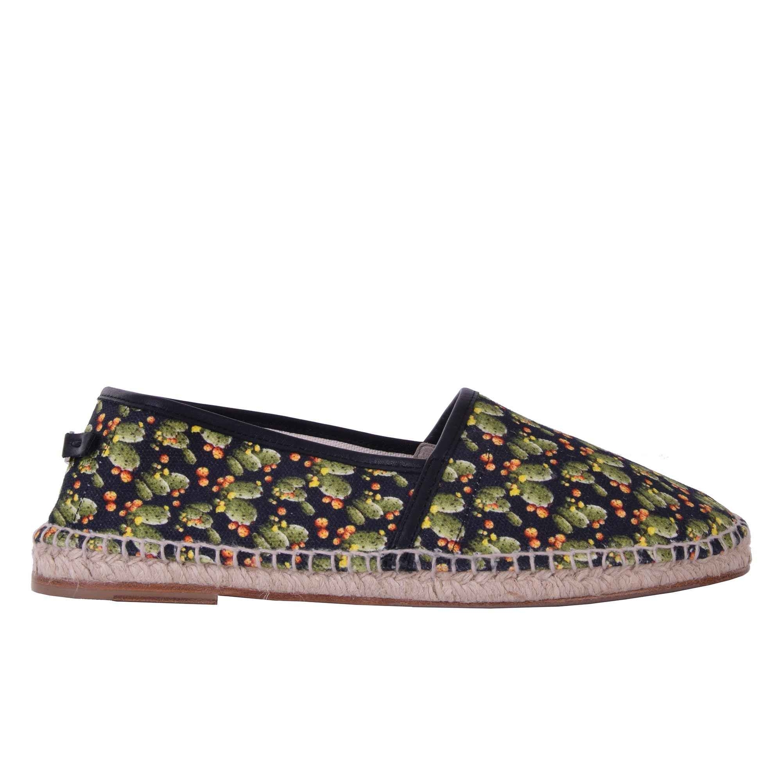 Dolce & Gabbana Холщовые эспадрильи Tremiti M.Cactus Print Черный 06235