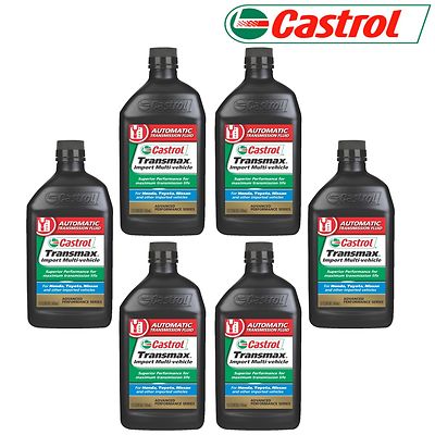 ATF IMPORT TRANSMAX Castrol Transmission Oil 6 Quarts in Case - New Stock!!