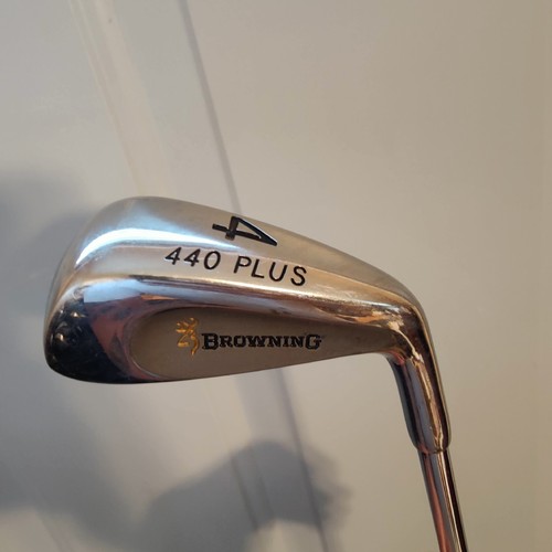 Browning 440 Plus + 4 Iron Golf Club RH Regular Flex Steel Shaft Golf Pride Grip
