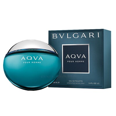 Bvlgari Aqva Pour Homme by Bvlgari 3.4 oz EDT Cologne for Men New In Box