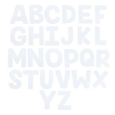 7'' White Paper Collage Letters by Creatology 