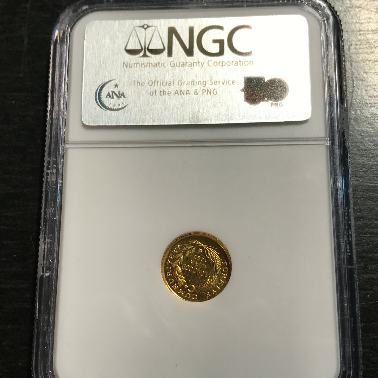 1997 TURKEY GOLD ONE MILLION LIRA KING CROESUS NGC PROOF 68 ULTRA CAMEO