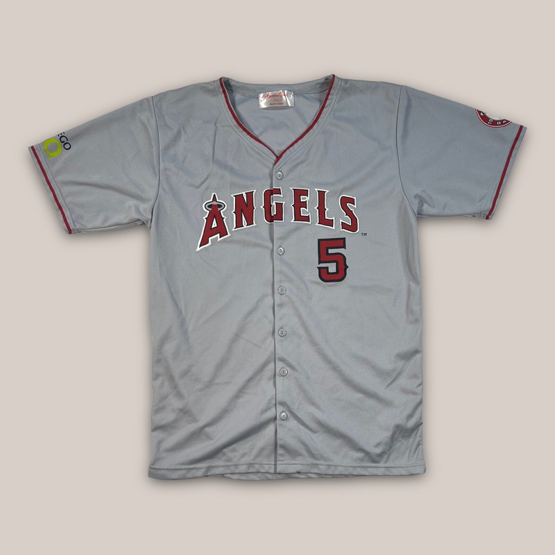 中古】Los Angeles Angels 応援ユニフォーム 2XL グレー 中古】Los
