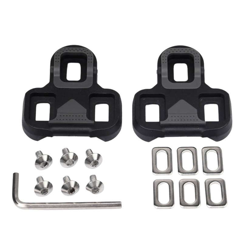 Bike Cleats | Anti-skid Cycling Shoe Clips with Adjustable 3 Hole Design