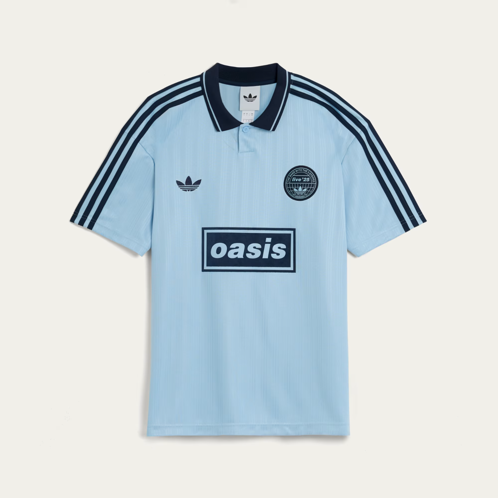 m*k様 adidas x Oasis Tour Jacquard Jersey adidas x Oasis Tour Jacquard Jersey Clear Sky Men's - SS25 - US