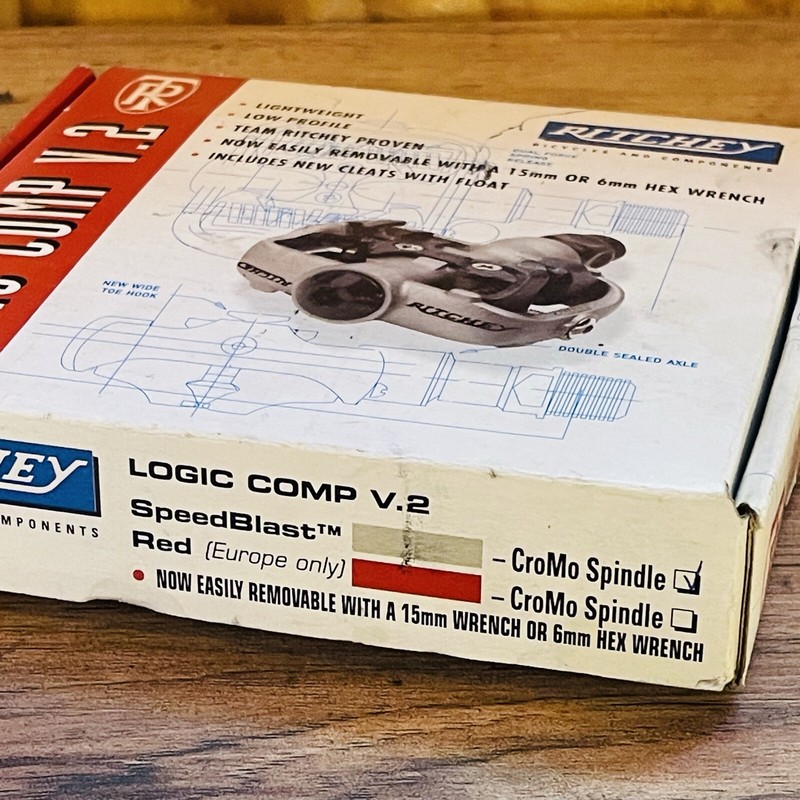 NOS Vintage Ritchey Logic Comp V.2 Clipless MTB Mountain Pedals NO CLEATS