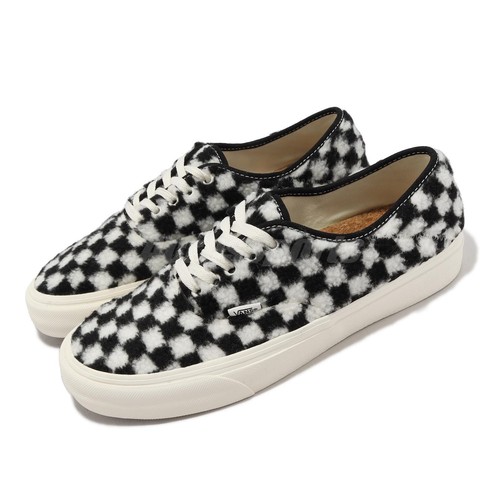 

Vans Authentic VR3 Черная белая клетчатая мужская обувь унисекс из пуха VN0A4BX5BZW, Черный, Authentic Vr3