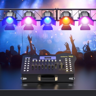 DMX512 Operator 192 Channels DJ Light Stage  Controller Console with 4 receiver